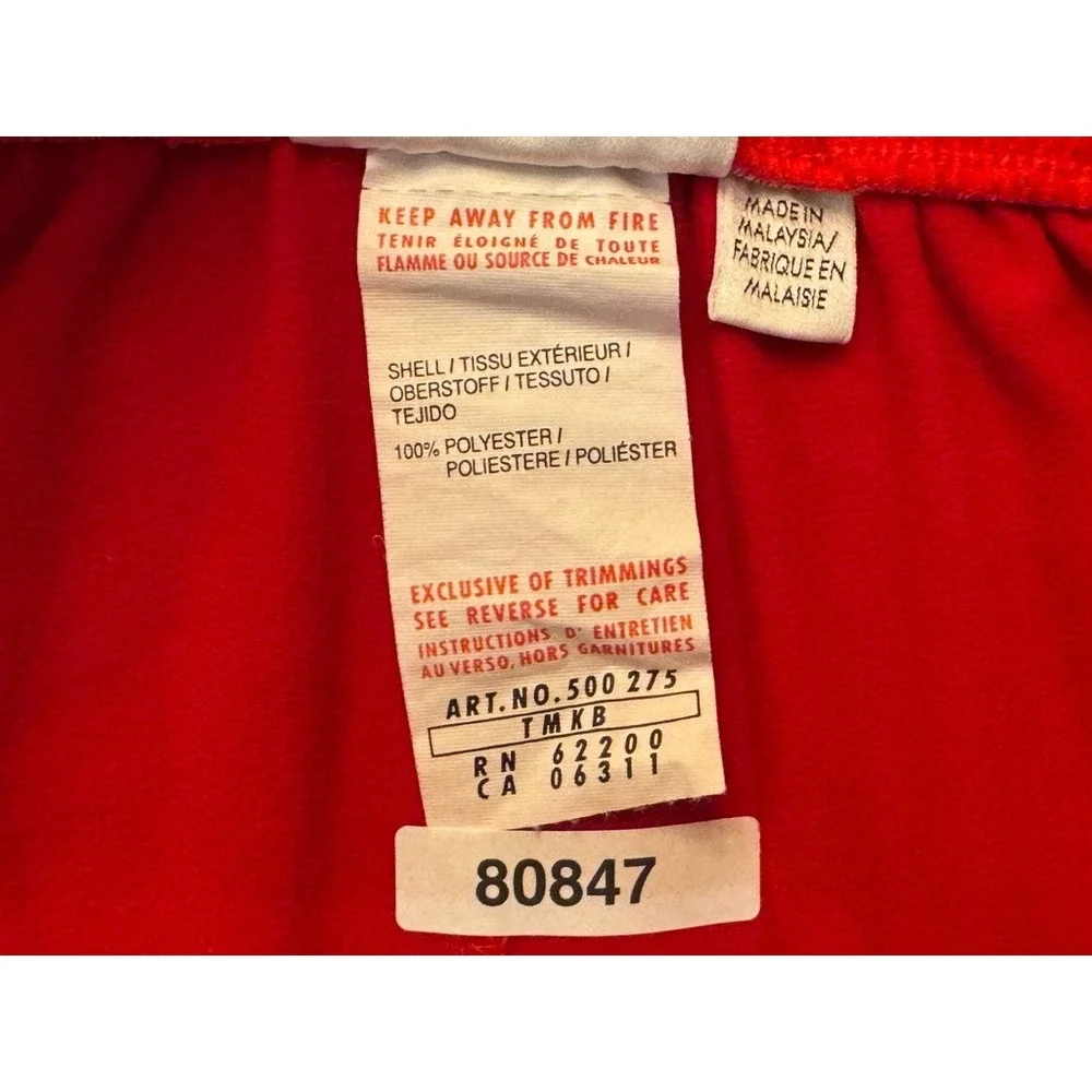 Vintage Y2K Puma Red Track Pants Mens Large Side Stripe Athletic Trousers 500275